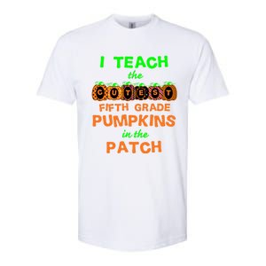 Halloween Teacher Fifth Grade Cutest Pumpkins Gift Softstyle CVC T-Shirt