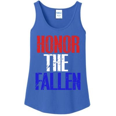 Honor The Fallen Veterans Military Gift Cool Gift Ladies Essential Tank