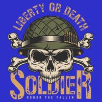 Honor The Fallen Army Heroes Skull In Soldier Helmet Gift Button