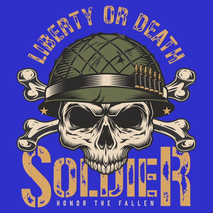 Honor The Fallen Army Heroes Skull In Soldier Helmet Gift Button