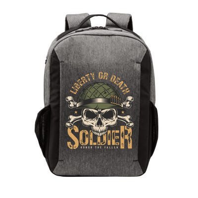 Honor The Fallen Army Heroes Skull In Soldier Helmet Gift Vector Backpack