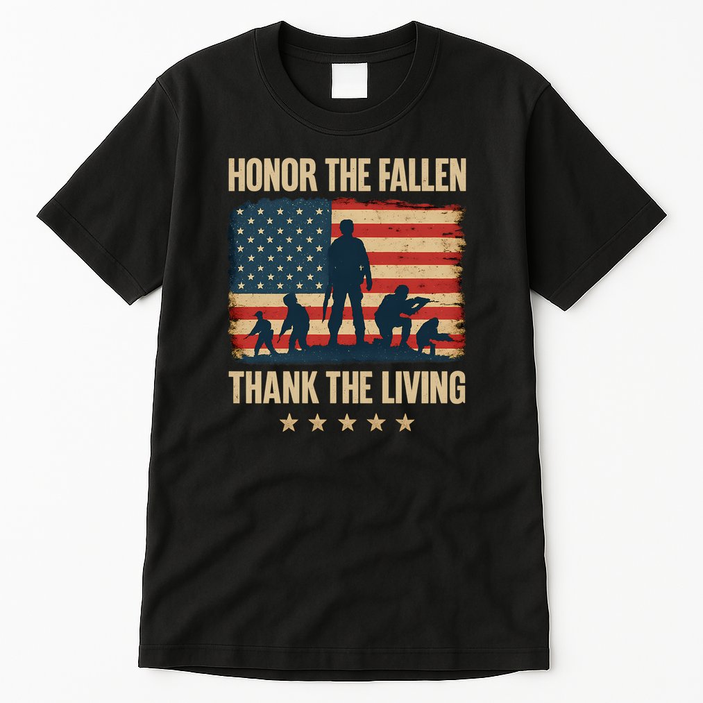 Honor the Fallen, Thank the Living Tall T-Shirt