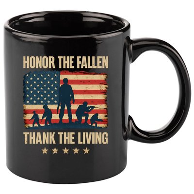 Honor the Fallen, Thank the Living 11oz C Handle Ceramic Mug