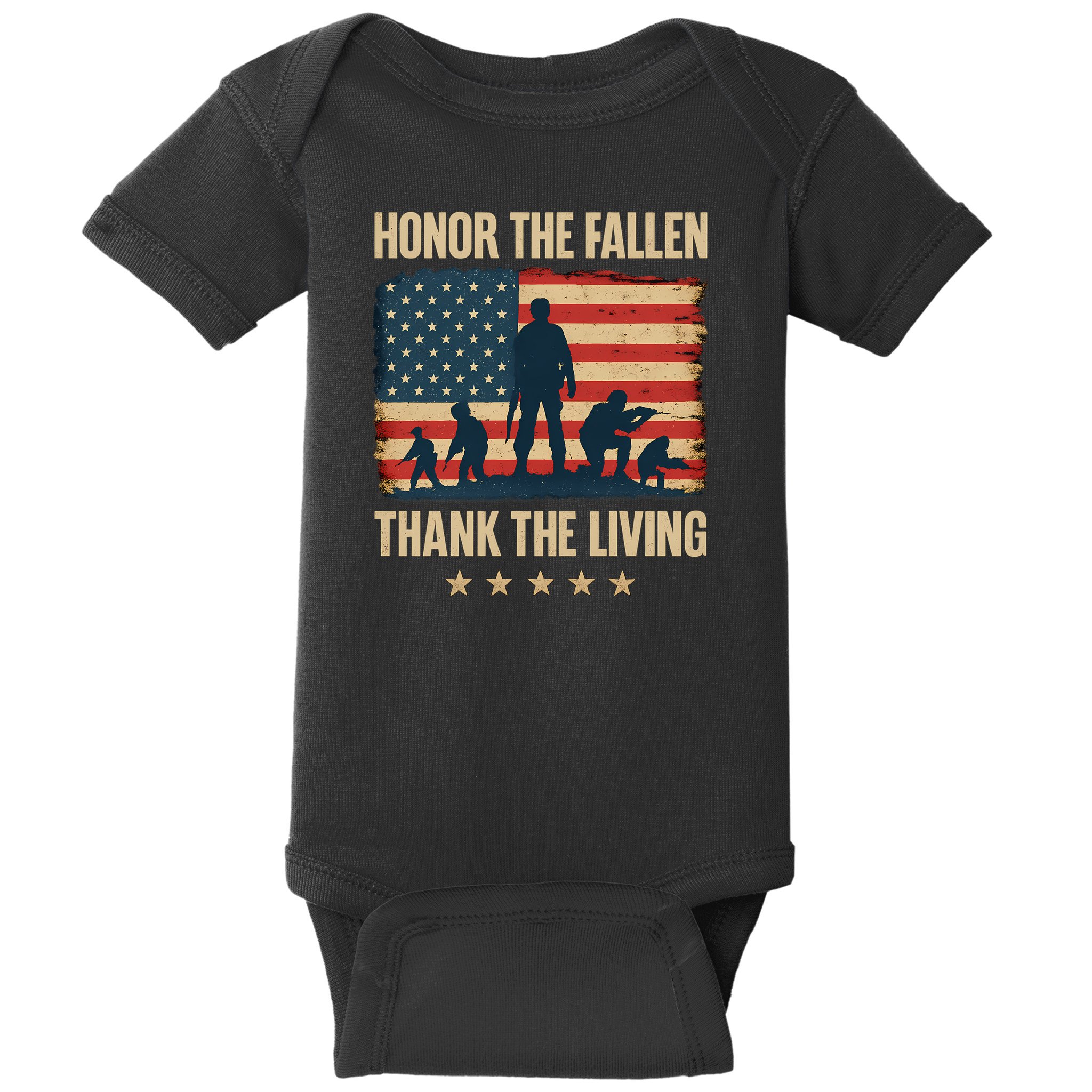 Honor the Fallen, Thank the Living Baby Bodysuit