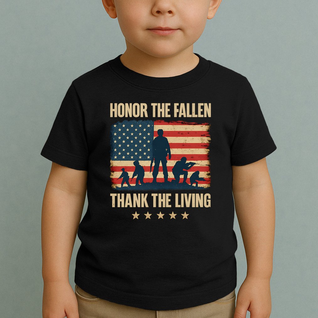 Honor the Fallen, Thank the Living Toddler T-Shirt