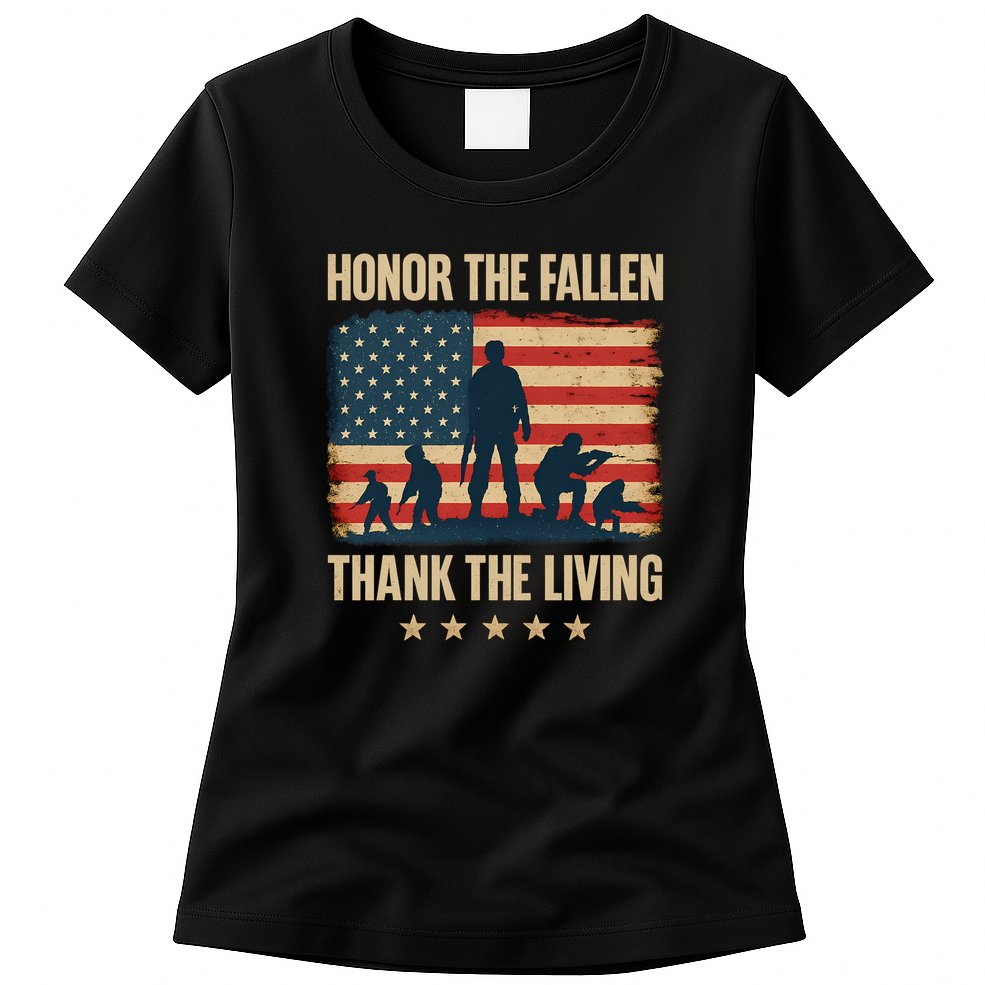 Honor the Fallen, Thank the Living Womens T-Shirt