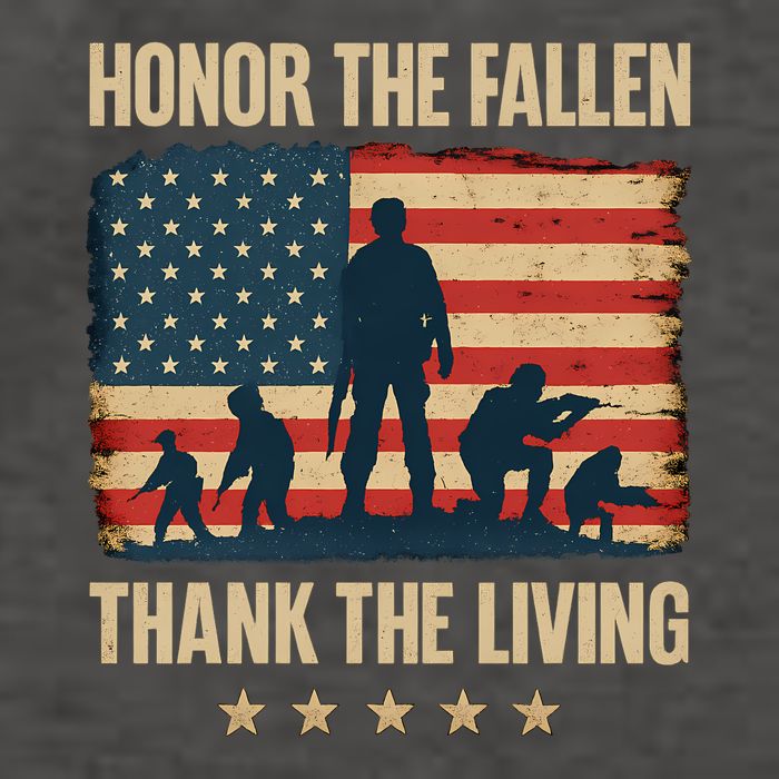 Honor the Fallen, Thank the Living Vector Backpack