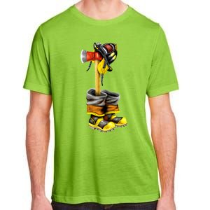 Honor The Fallen Firefighter Gift Adult ChromaSoft Performance T-Shirt