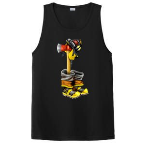 Honor The Fallen Firefighter Gift PosiCharge Competitor Tank