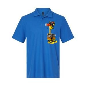 Honor The Fallen Firefighter Gift Softstyle Adult Sport Polo