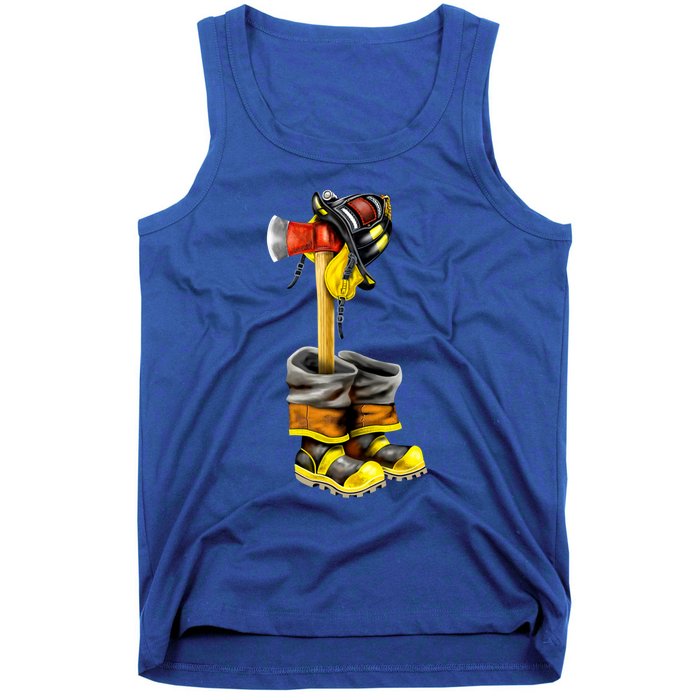 Honor The Fallen Firefighter Gift Tank Top