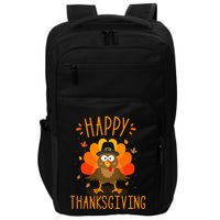 Happy thanksgiving for turkey day family dinner Impact Tech Backpack