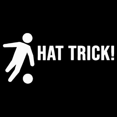 Hat Trick Funny Soccer Gift T-Shirt