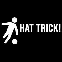 Hat Trick Funny Soccer Gift Women's V-Neck T-Shirt