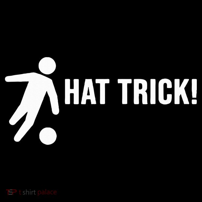 Hat Trick Funny Soccer Gift Women's V-Neck T-Shirt