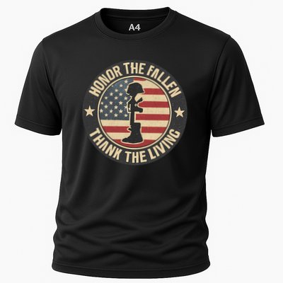 Honor the Fallen, Thank the Living Cooling Performance Crew T-Shirt