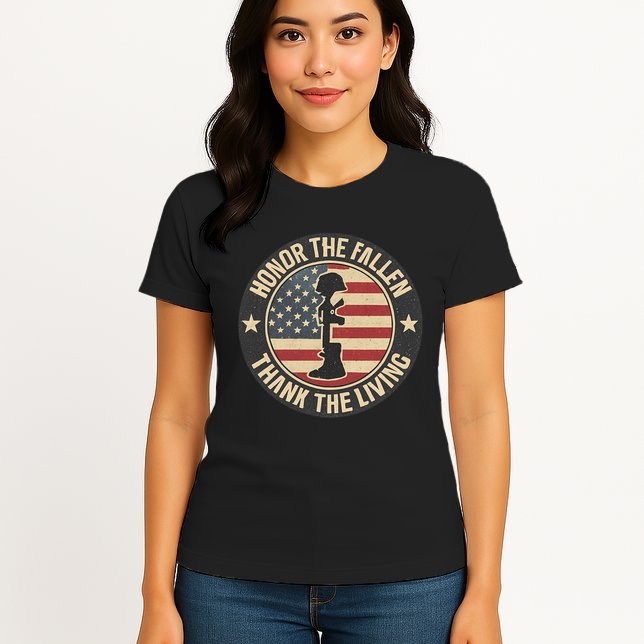 Honor the Fallen, Thank the Living Womens T-Shirt