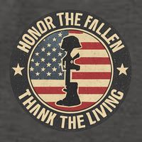 Honor the Fallen, Thank the Living Vector Backpack