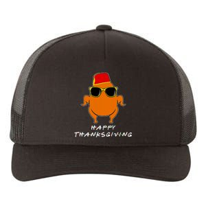 Happy Thanksgiving Friends Turkey Turkey Yupoong Adult 5-Panel Trucker Hat