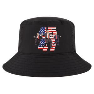 Humorous Trump Funny Victory Dance Trump Dancing America 47 Cool Comfort Performance Bucket Hat