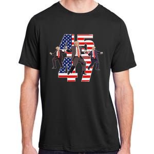 Humorous Trump Funny Victory Dance Trump Dancing America 47 Adult ChromaSoft Performance T-Shirt