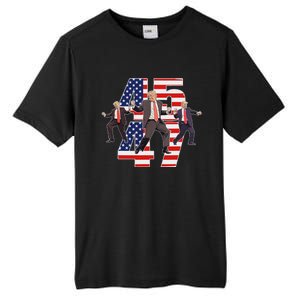 Humorous Trump Funny Victory Dance Trump Dancing America 47 Tall Fusion ChromaSoft Performance T-Shirt