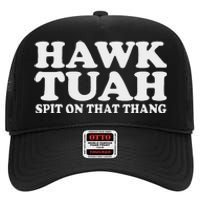 Hawk Tush Funny Viral Parody High Crown Mesh Back Trucker Hat