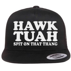 Hawk Tush Funny Viral Parody Flat Bill Trucker Hat