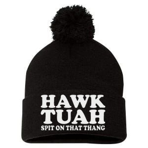 Hawk Tush Funny Viral Parody Pom Pom 12in Knit Beanie