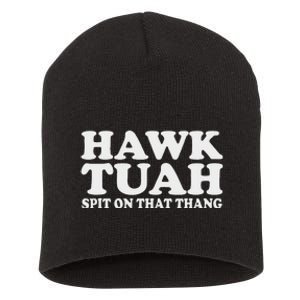 Hawk Tush Funny Viral Parody Short Acrylic Beanie