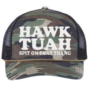 Hawk Tush Funny Viral Parody Retro Rope Trucker Hat Cap