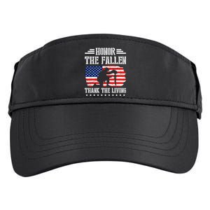 Honor The Fallen Gift Thank The Living Gift Memorial Day Gift Adult Drive Performance Visor