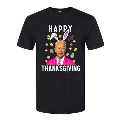 Happy Thanksgiving Funny Joe Biden Confused Happy Easter Day Softstyle® CVC T-Shirt