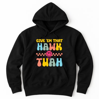 Hawk Tuah Funny Viral Humor Meme Video Hoodie