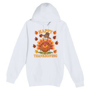 Happy Thanksgiving Funny Turkey Family Dinner Thanksgiving Premium Pullover Hoodie