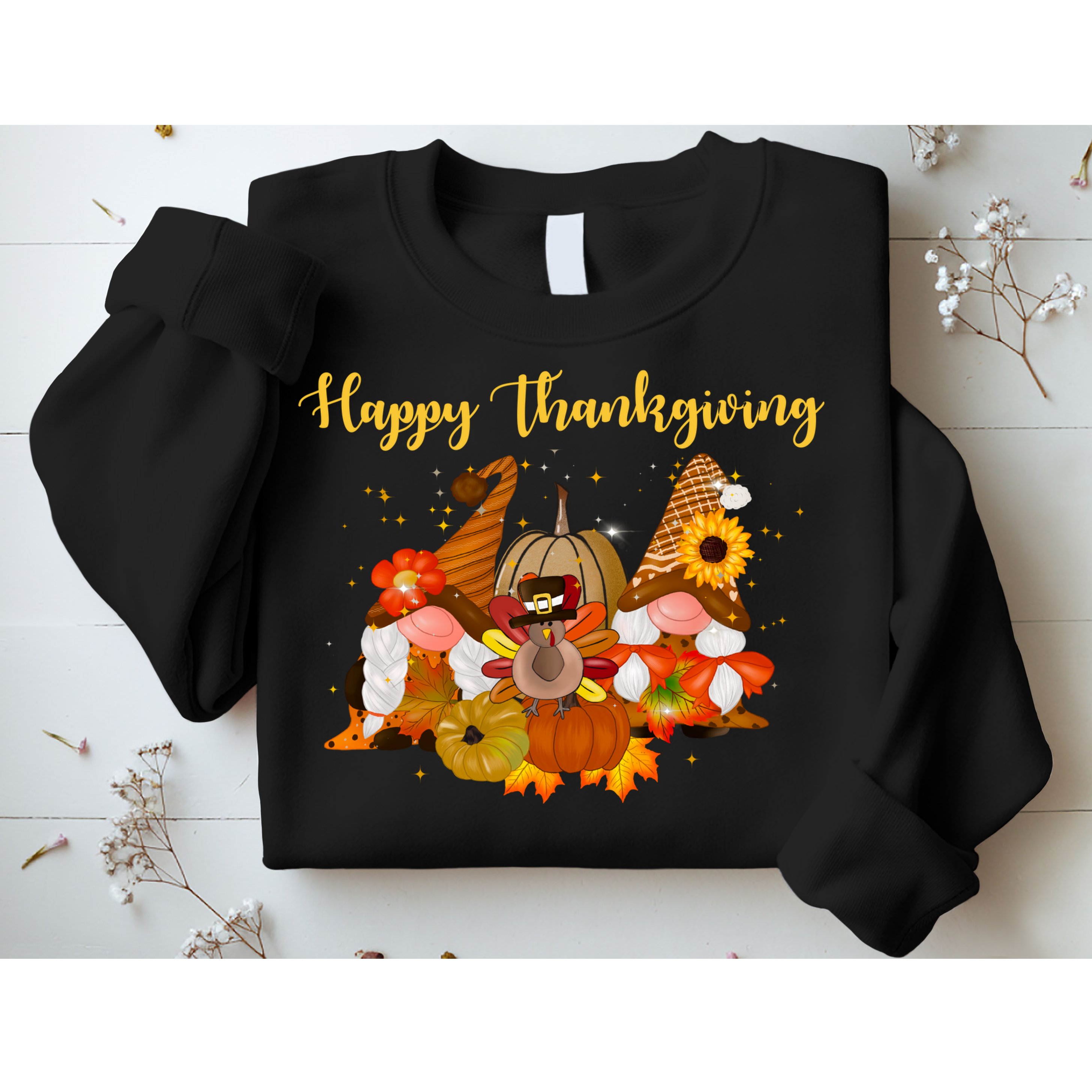 Happy Thanksgiving Fall Gnomes Sweatshirt