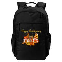 Happy Thanksgiving Fall Gnomes Daily Commute Backpack