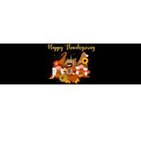 Happy Thanksgiving Fall Gnomes Bumper Sticker