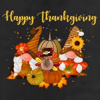 Happy Thanksgiving Fall Gnomes Adult Drive Performance Visor