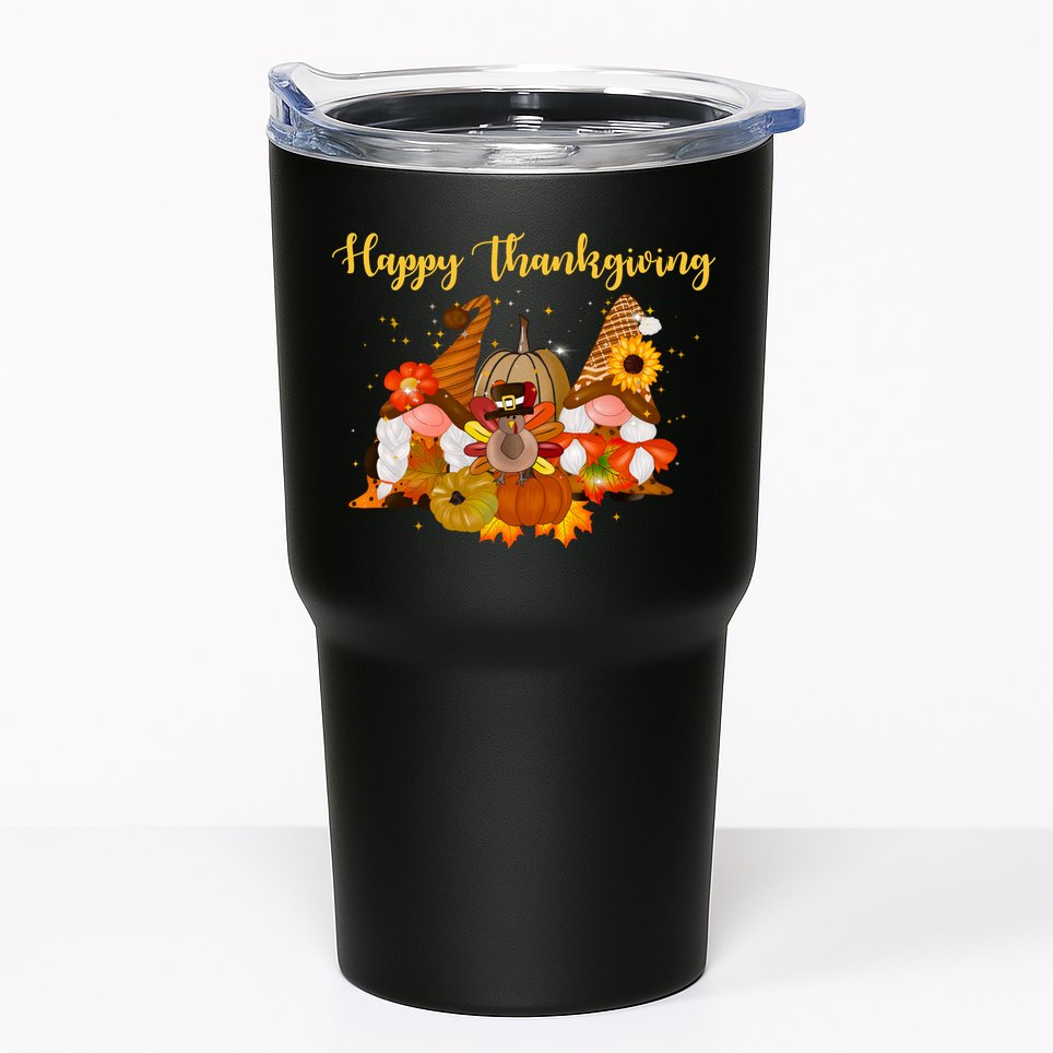 Happy Thanksgiving Fall Gnomes Tumbler
