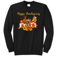 Happy Thanksgiving Fall Gnomes Tall Sweatshirt