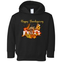 Happy Thanksgiving Fall Gnomes Toddler Hoodie