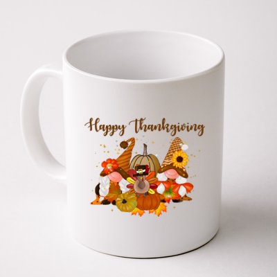 Happy Thanksgiving Fall Gnomes Coffee Mug