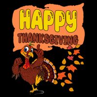 Happy Thanksgiving Festive Fun Holiday Impact Tech Backpack