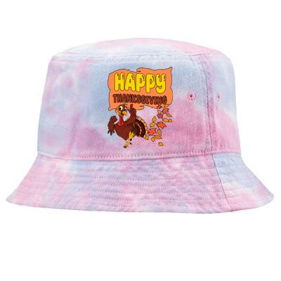 Happy Thanksgiving Festive Fun Holiday Tie-Dyed Bucket Hat