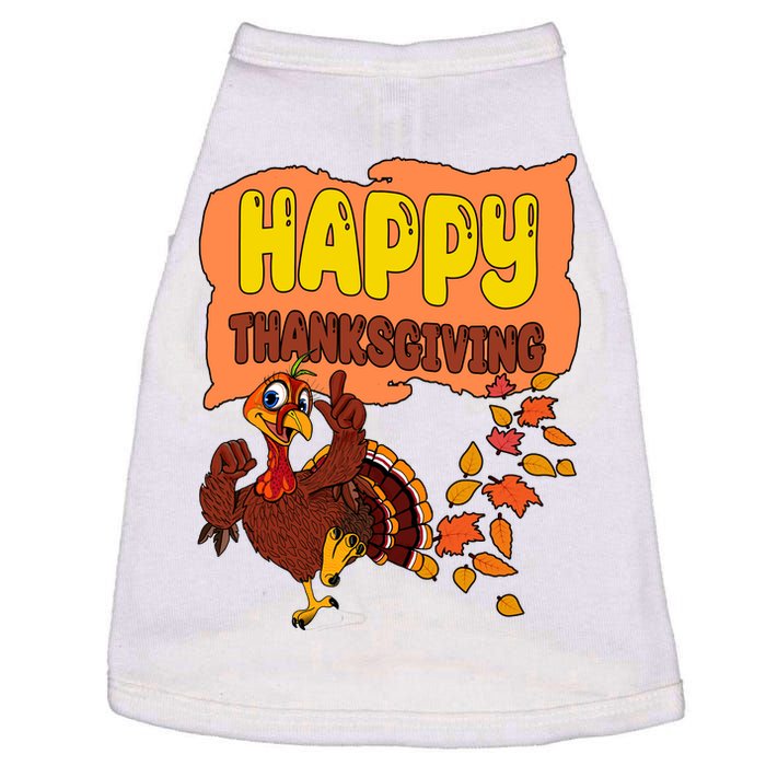 Happy Thanksgiving Festive Fun Holiday Doggie Tank