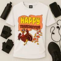 Happy Thanksgiving Festive Fun Holiday Performance Shirt
