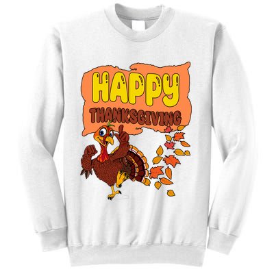 Happy Thanksgiving Festive Fun Holiday Sweatshirt