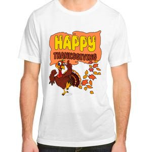 Happy Thanksgiving Festive Fun Holiday Adult ChromaSoft Performance T-Shirt