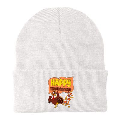 Happy Thanksgiving Festive Fun Holiday Beanie